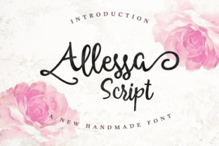 Allessa Script: A Font That Brings Handmade Charm to Your Work