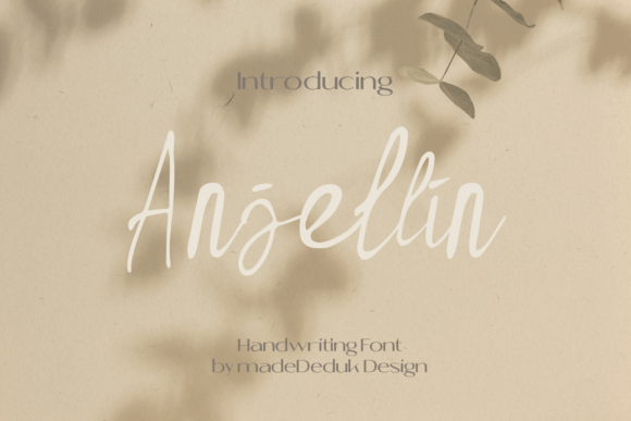 Anjellin Script: A Handwritten Font for Authentic Branding