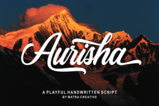 Aurisha Script: The Handwritten Font with Authentic Charm
