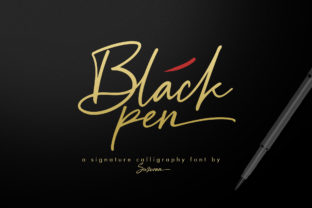 Black Pen Script: A Script Font That Feels Like It Was Written by Hand