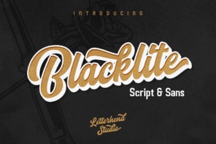 Blacklite Script: A Bold Typeface for Standout Branding