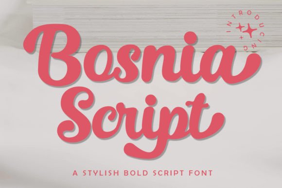Bosnian Script: A Modern Typeface for Elegant Branding