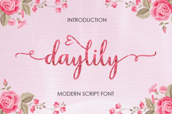 Daylily Script: A Modern Font for Elegant Branding