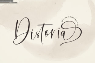 Distoria Script: A Typeface That Whispers Luxury and Confidence