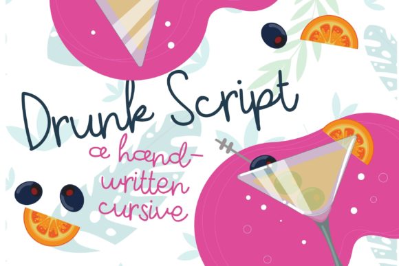Drunk Script: The Playful Handwritten Font for Creative Projects