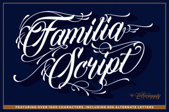 Familia Script: Where Elegance Meets Everyday Design