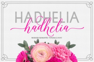 Hadhelia Script: A Modern Calligraphy Font for Elegant Branding