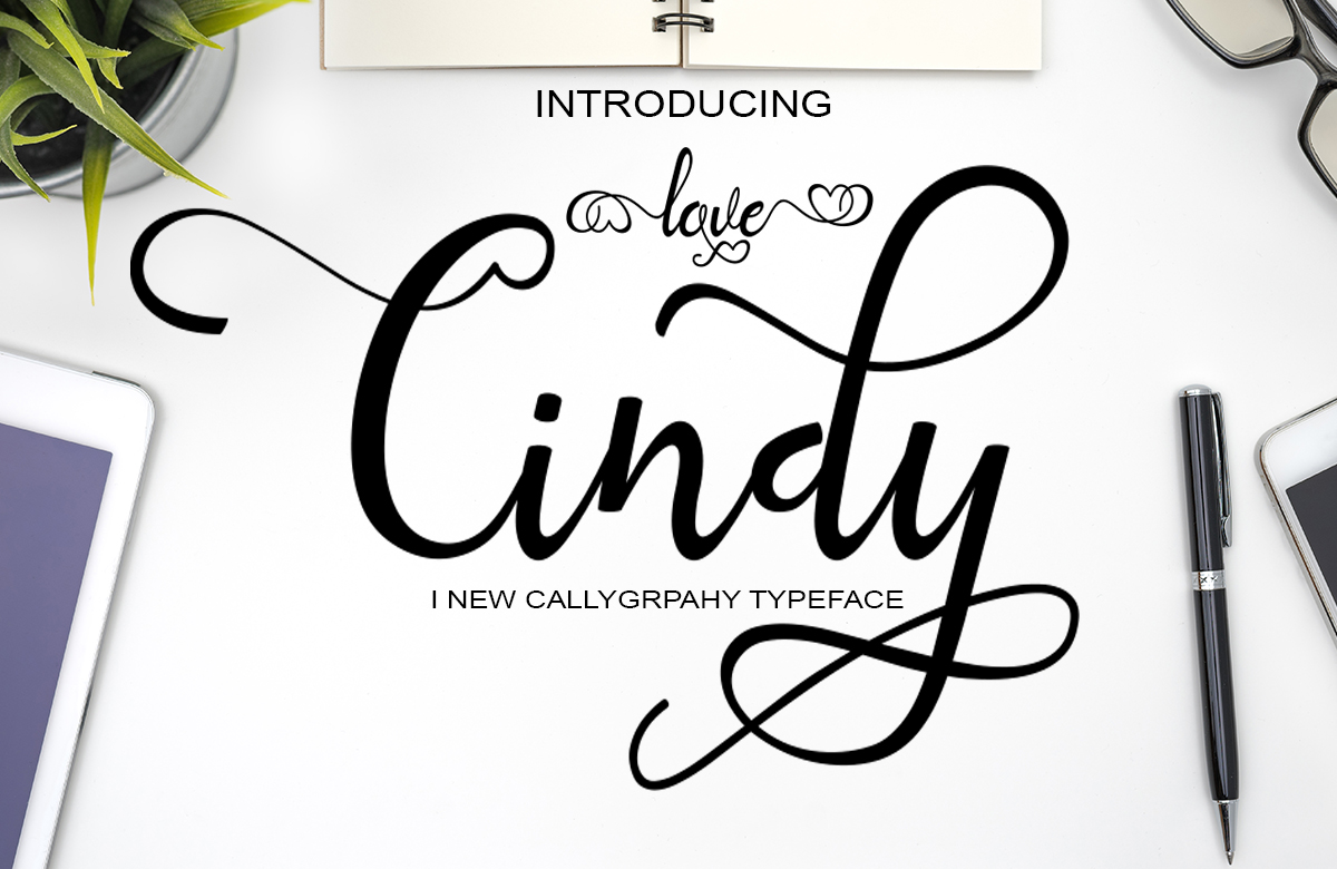 Love Cindy Script: A Romantic Typeface for Special Occasions