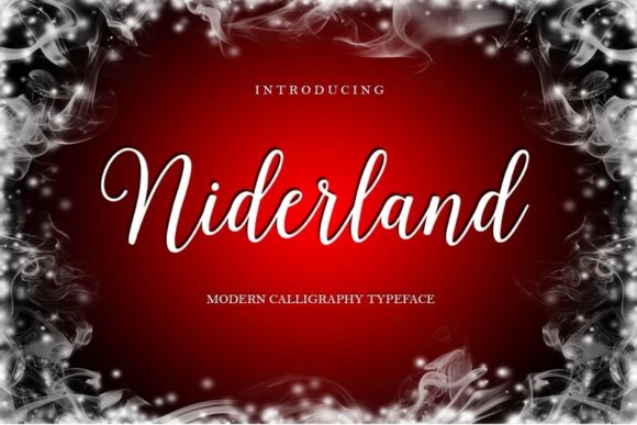 Niderland Script: A Modern Handwritten Font for Creative Projects