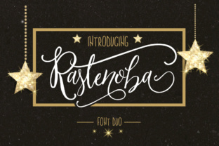 Rastenoba Script: The Modern Font Duo for Elegant Designs