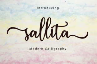 Sallita Script: The Modern Calligraphy Font with Timeless Elegance