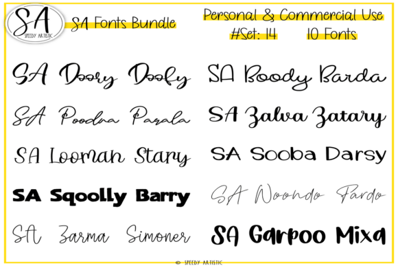 Script and Handwritten Bundle 14: A Curated Collection for Authentic Branding