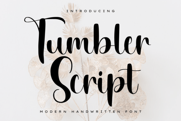 Tumbler Script: A Handwritten Font for Real-World Projects