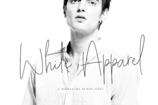 White Apparel Script: A Crisp, Carefree Font for Modern Brands